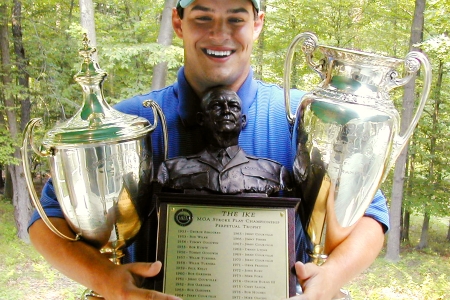 Johnson Wagner holding all three MGA major trophies